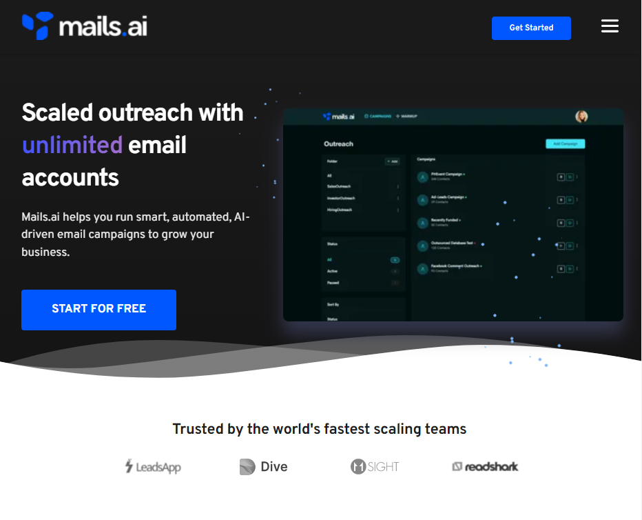 Mails.ai - AI Tool For Email outreach
