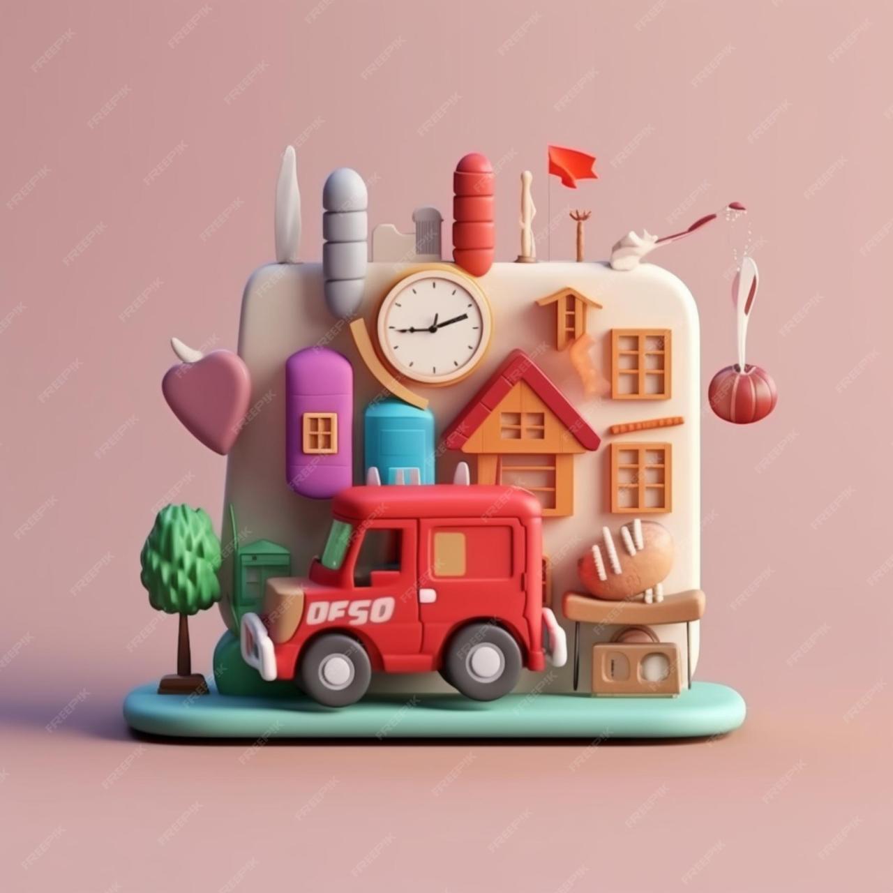 Premium AI Image | Daily schedule plan cartoon illustration AI Generated