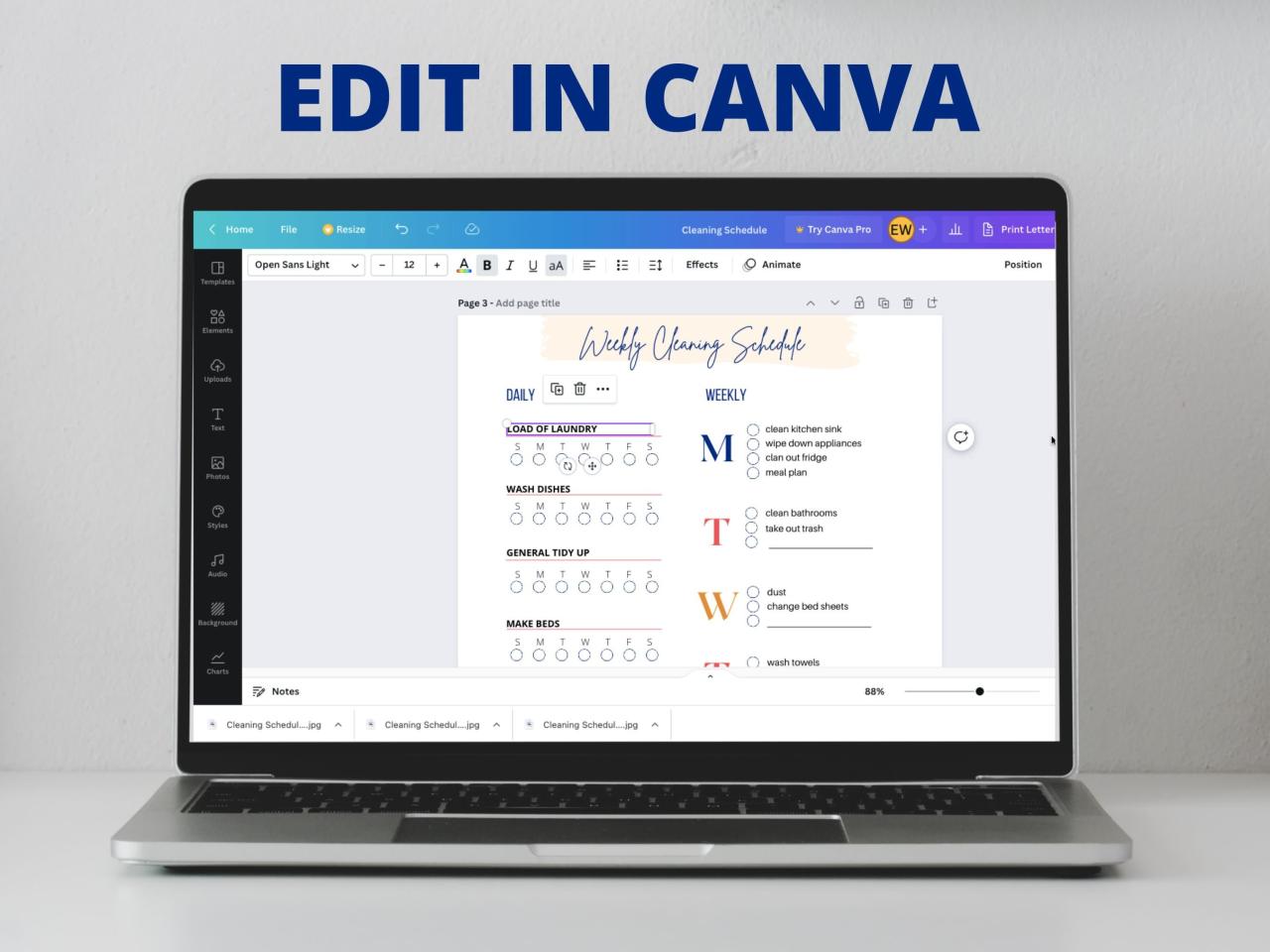 Cleaning schedule – Artofit