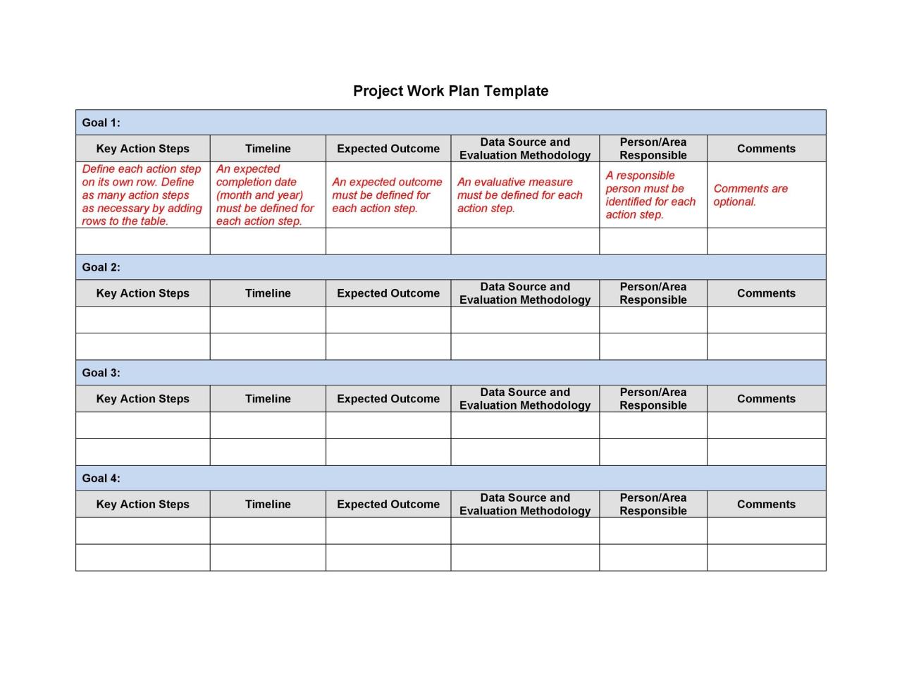48 Professional Project Plan Templates [Excel, Word, PDF] ᐅ TemplateLab